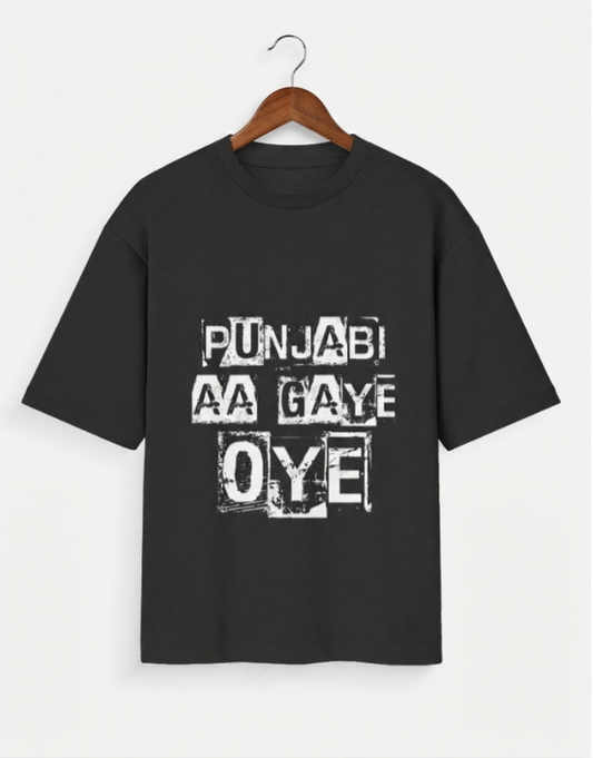 Punjabi Aa Gaye Oye - Signature Oversized T-Shirt